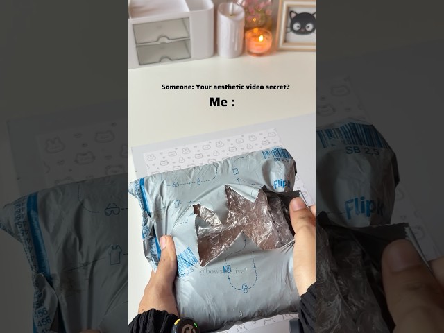 The Secret Behind My Videos ✨ #unboxing #asmr #aesthetic #flipkart #asmrsounds