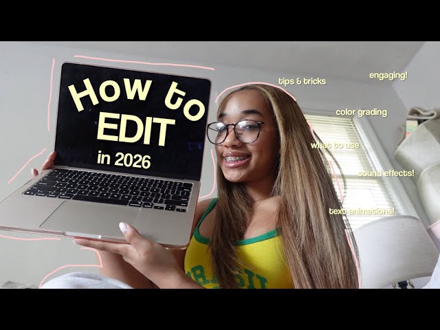 How To Edit Videos for YouTube in 2026 📷| Full Editing Tutorial For Beginners