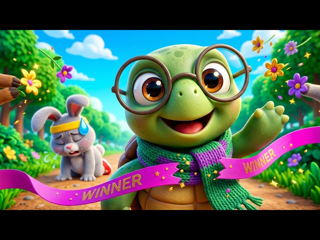 The Tortoise and the Hare 🐢🐇 | Full Fairy Tale Story | Bedtime Stories for Kids