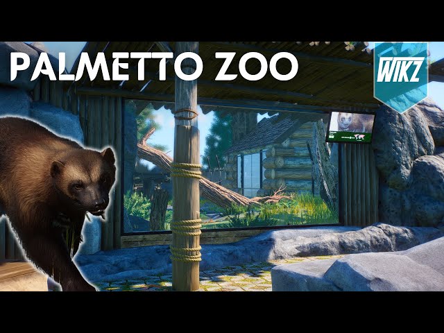 Wolverine Habitat & Log Cabin Viewing - Palmetto Zoo - Episode 6