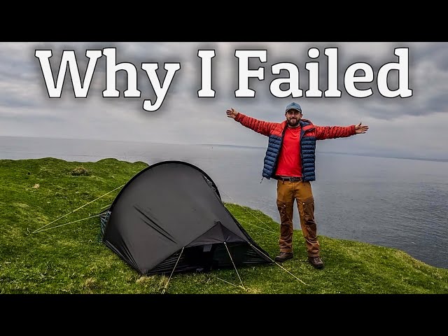 A Breathtaking Solo wild Camp on the Isle of Skye | Watching Dolphins from the Tent & Why I Failed