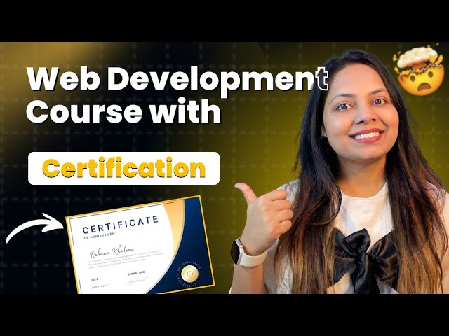 Top FREE Web Development Course with Certificate (Beginner to Pro)