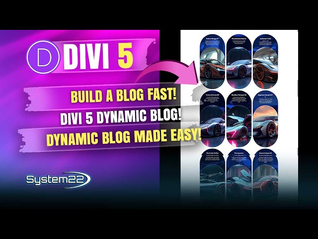 Divi 5 Dynamic Blog Page Tutorial – Create a Stylish Blog with the Loop System
