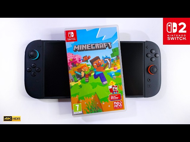 Minecraft Handheld Gameplay on Nintendo Switch 2