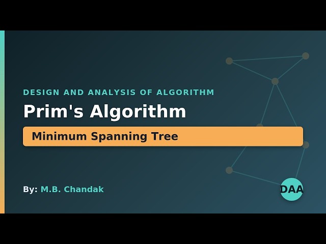Prims Algorithm