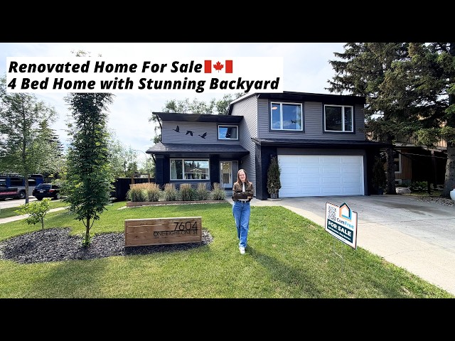 Beautiful $699,000 Home For Sale | Home Tour in Edmonton, Alberta 🇨🇦 | 3,400 SqFt with 4 Bedrooms