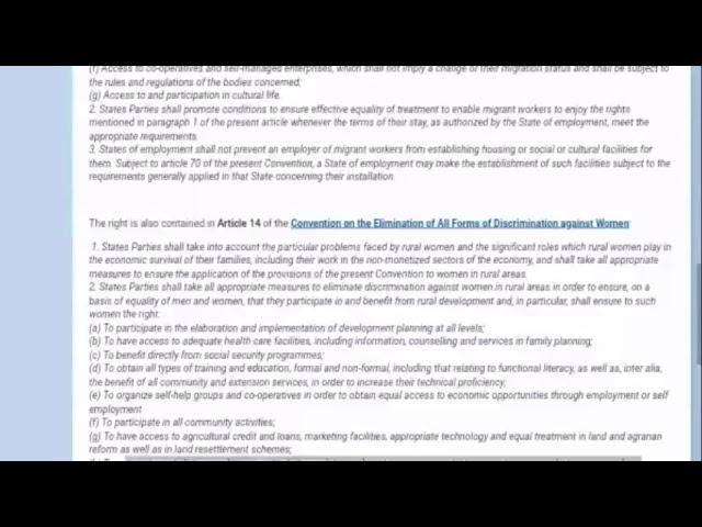 UDHR ARTICLE 25- RIGHT TO AN ADEQUATE STANDARD OF LIVING