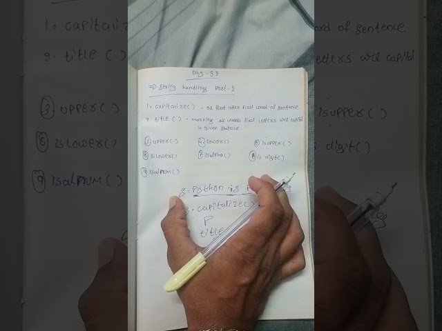 String part-2 in python DAY-32