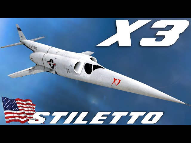 X-3 Stiletto, One Of The Sleekest Experimental Planes Ever Created. Exclusive Upscaled Footage