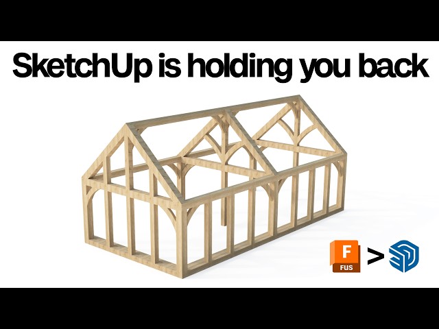Designing a Timber Frame Structure - Concept, CAD, and Rendering Explained