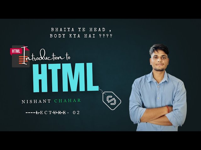 HTML-02 | From Web 0 to Web Hero | Full Stack Web Dev Series Ep.2 | HTML Boilerplate and Tags
