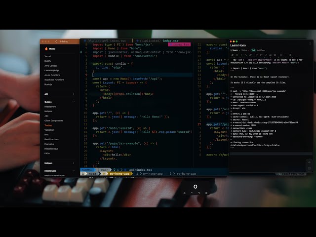 Learn with me: Hono JS (How I take tech notes)