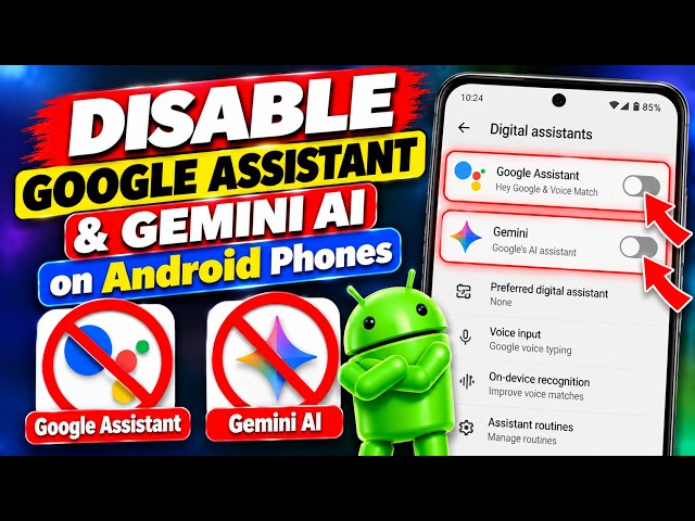 How to Disable Gemini and Enable Google Assistant in Android Phone Tutorial