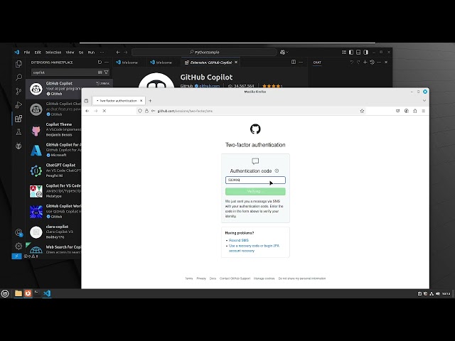 VS Code:  Install Free Copilot Pro with Educational License