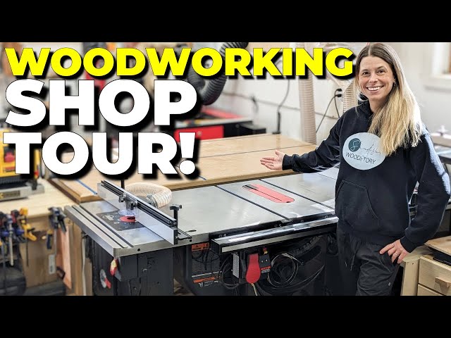 192 Square Foot Woodworking Shop Tour: Small But Highly Functional!