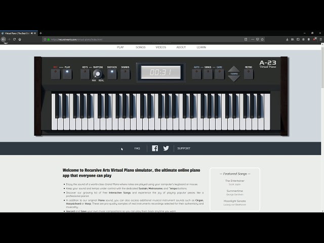 Nirvana - Heart Shaped Box on Virtual Piano