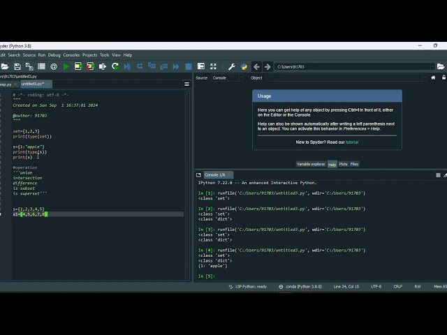 "Python Sets Explained with Coding Examples 🔥 | Beginner Friendly Tutorial"