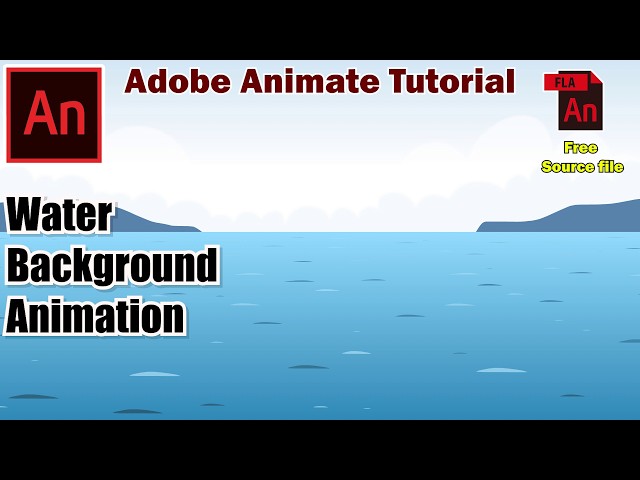 Water Animation In Adobe Animate | Water Waves Animation Tutorial