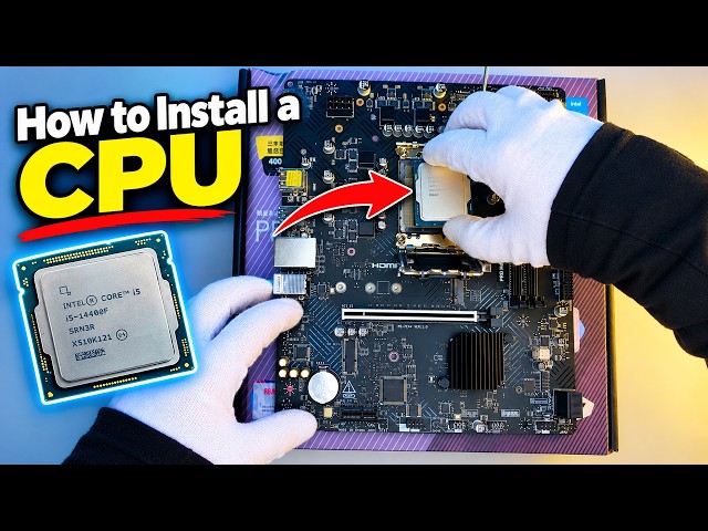 How to Install a CPU Correctly (Step-by-Step Tutorial)