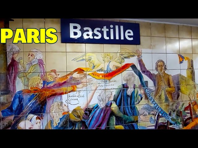 Walk and explore the METRO in Paris, France 🇨🇵!