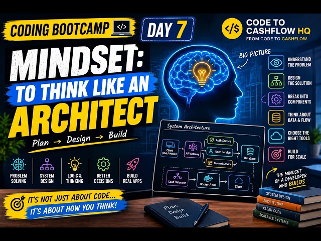 Mindset: to think like an architect Coding BootCamp #Day 7