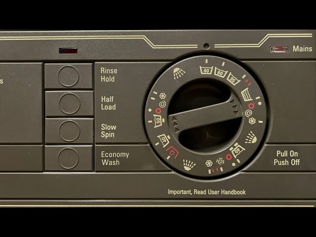 Hotpoint Electronic 1000 De Luxe 9535 - Non Colourfast Cotton 40°