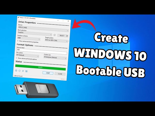 How to Create a Windows 10 Bootable USB with Rufus (Step-by-Step Guide)