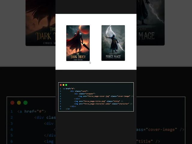 Create 3D Hover Effect using HTML, CSS, and Javascript