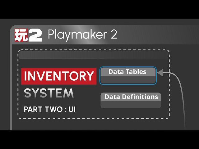 PLAYMAKER 2 Inventory System Tutorial Pt.2 - Adding UI