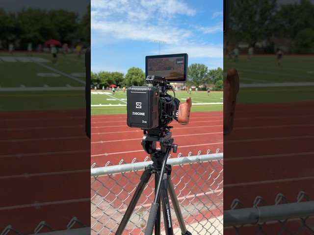 Filming Soccer Game with Cinema Camera