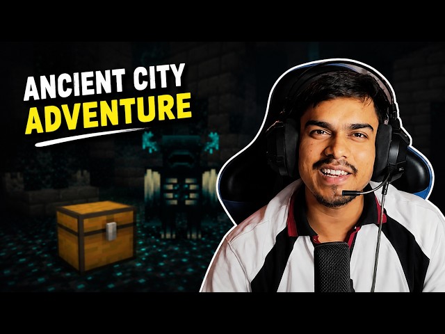 😱 Exploring the Ancient City! INSANE Loot & a Close Encounter with the Warden | #minecraft #viral