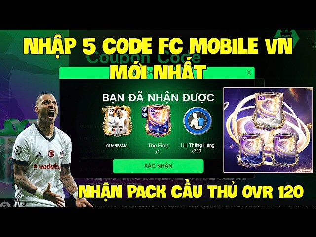 Enter 3 Latest FC Mobile VN Codes to Get FC Spin Tickets, FV, and 5000 Contract Points - The Firs...
