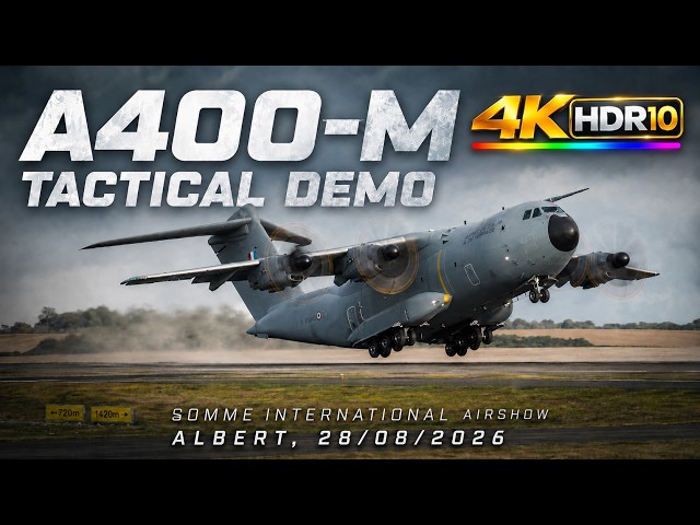 Airbus A400-M Atlas Tactical Display, Full Demo.4Kᵁᴴᴰ [HDR10 60fps]