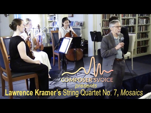 Composer’s Voice presents Mosaics by Lawrence Kramer