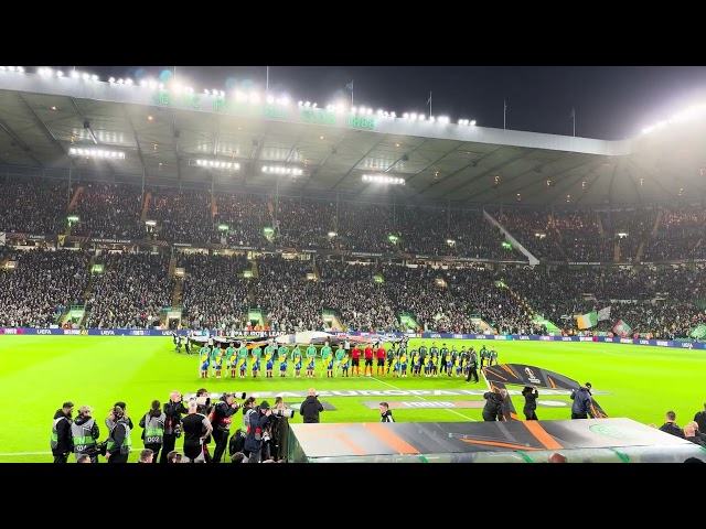 Incredible YOU’LL NEVER WALK ALONE at CELTIC PARK