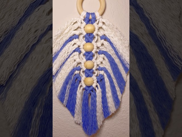 Macrame leaf pattern #macrame #easymacrame #macramecreation #macramepattern #macrametutorial