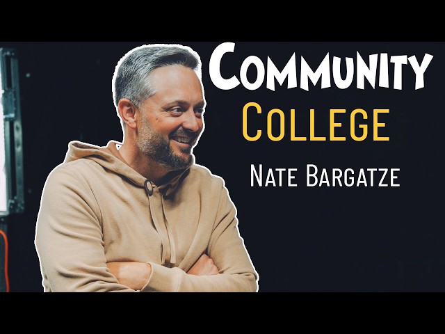 Nate Bargatze Explains How He Spent a Year in Community College and Earned Zero Credits