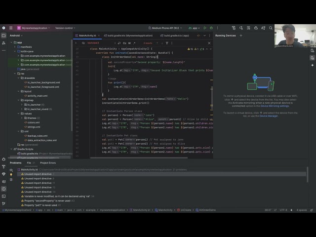 Android Programming: MainActivity.kit