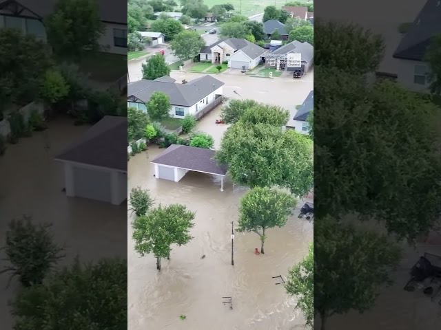 A Flash Flood Emergency Submerges Homes in Uvalde, Texas