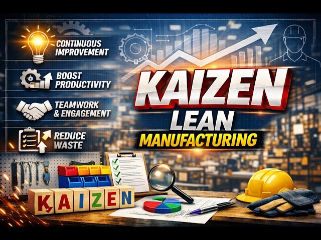MFG Techniques#2: Kaizen in Lean Manufacturing | Continuous Improvement with Luvitex Engineering