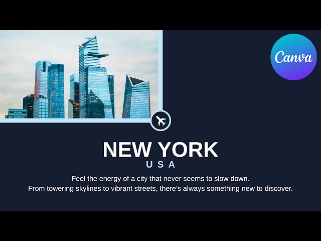Rotate & Reveal Animation | Canva Transition Presentation Tutorial