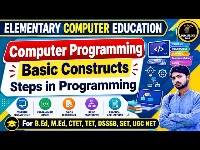 Steps in Programming | Computer Programming and Basic Constructs | Elementary Computer Education