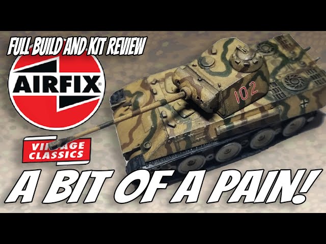 Airfix Vintage Classics 1:76 Panther tank Full Build and Review