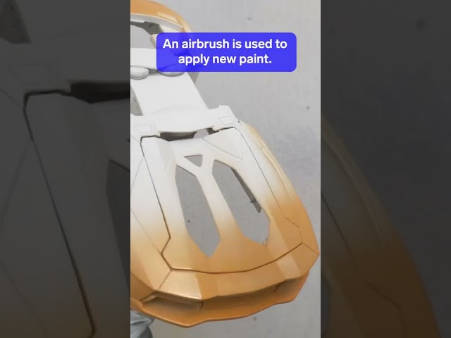 How a rusted Lamborghini car is restored #shorts #carsinsider #lamborghini #toycar #restoration