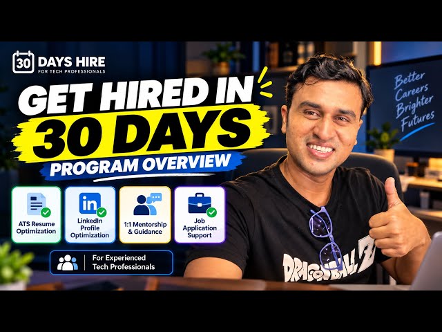 How Our Done-For-You Program Helps Tech Professionals Get Hired | 30 Days Hire