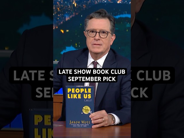 September’s pick is “People Like Us” by Jason Mott. #Colbert #LateShowBookClub #Shorts