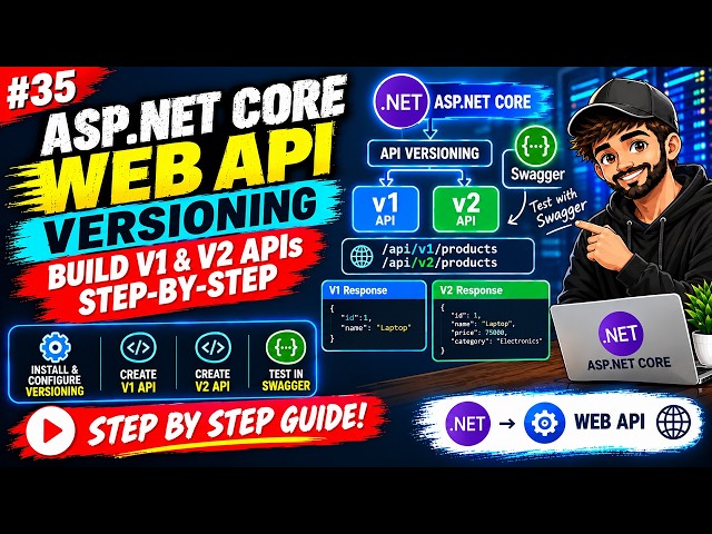 ASP.NET Core Web API Versioning Explained: Manage Multiple API Versions Step-by-step