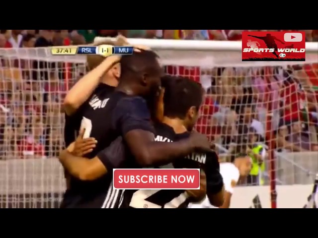 Lukaku Debut Goal For Manchester United 2017