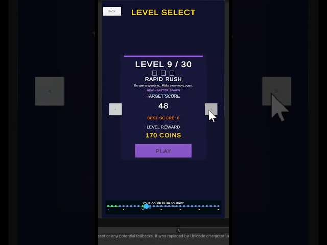 30 LEVELS… ONE JOURNEY! 🔥 | Unity Game Dev #Shorts