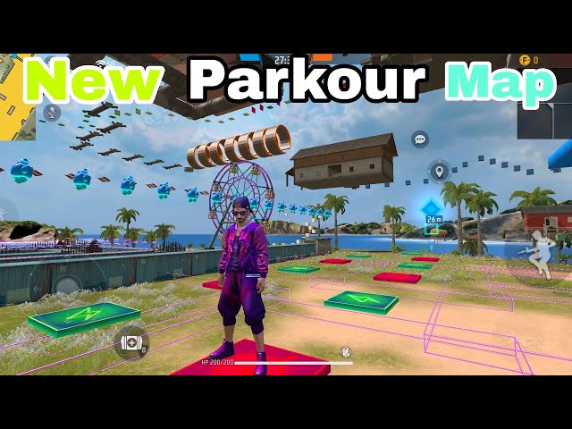 Free Fire Hardest Parkour Map Live Stream 4